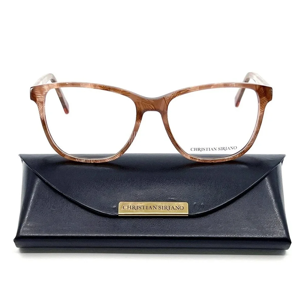 NEW!!! CHRISTIAN SIRIANO Eye Frames AMBER PNKMB